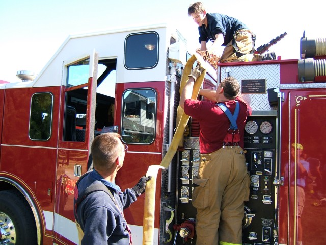 Live fire training on Dowlin Forge Road 2005.
